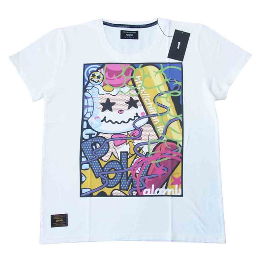 グラム ×ちぃたん Smashing chiitan T グラフィティ 2 ホワイト系 2【新古品】【未使用】【中古】