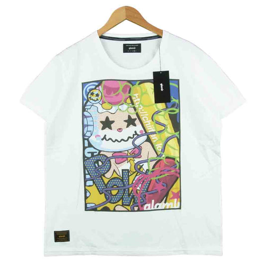 グラム ×ちぃたん Smashing chiitan T グラフィティ 3 ホワイト系 3【新古品】【未使用】【中古】