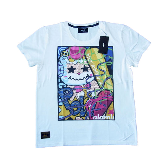 グラム ×ちぃたん Smashing chiitan T グラフィティ 2 ホワイト系 2【新古品】【未使用】【中古】