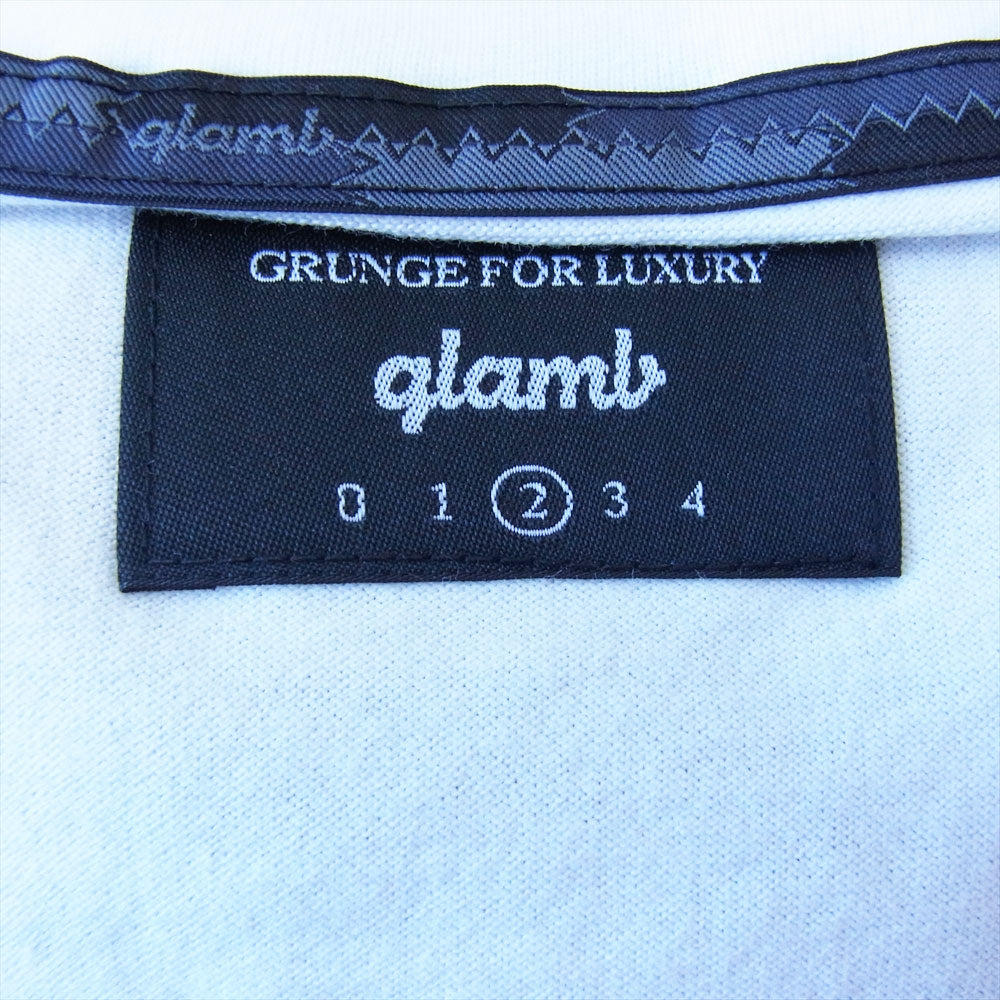 グラム ×ちぃたん Smashing chiitan T グラフィティ 2 ホワイト系 2【新古品】【未使用】【中古】