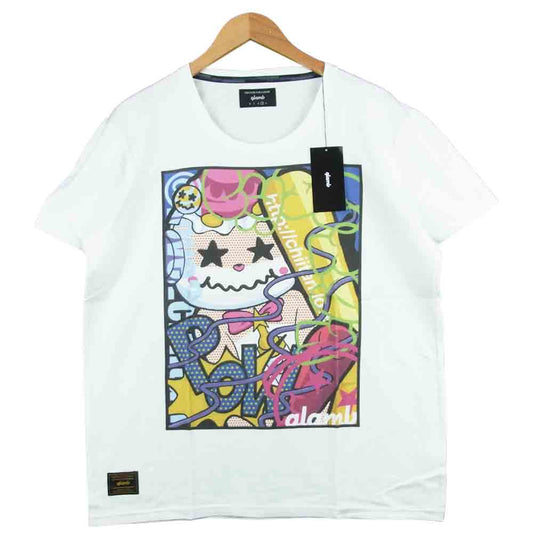 グラム ×ちぃたん Smashing chiitan T グラフィティ 3 ホワイト系 3【新古品】【未使用】【中古】