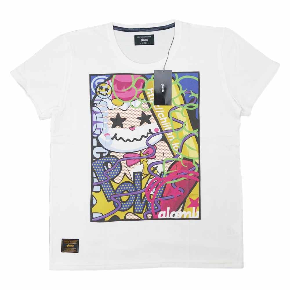 グラム ×ちぃたん Smashing chiitan T グラフィティ 2 ホワイト系 2【新古品】【未使用】【中古】