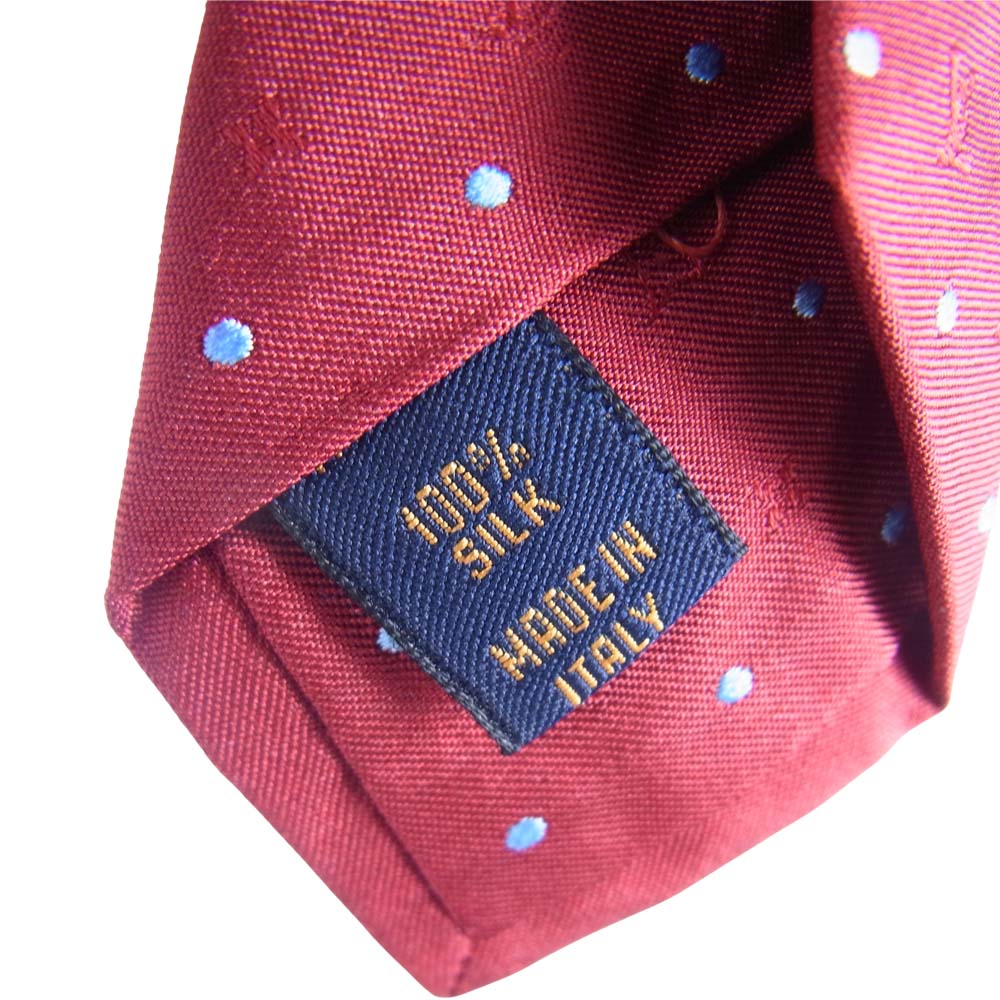 LOUIS VUITTON ルイ・ヴィトン M73893 2018年製 クラヴァット モノグラム セレスト シルク ネクタイ エンジ系【新古品】【未使用】【中古】