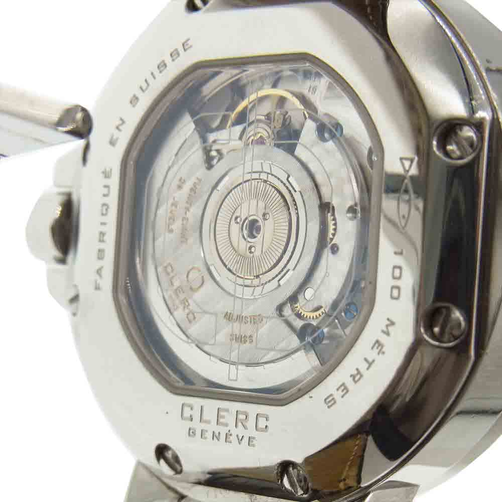 クレール ICON８ アイコンエイト パワーリザーブ オートマチック 腕時計 シルバー系【中古】