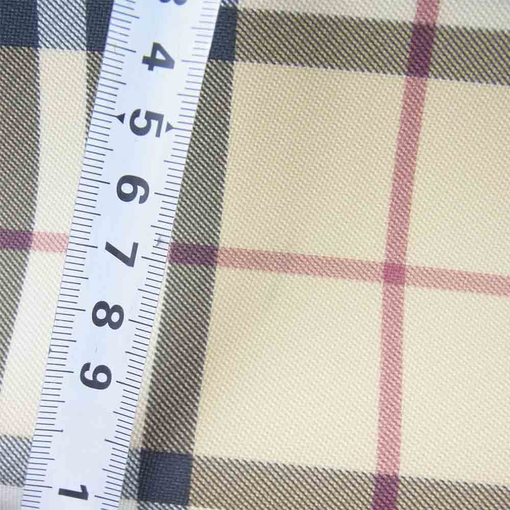 BURBERRY LONDON バーバリー ロンドン イタリア製 ノバチェック レザー ハンド トート バッグ ベージュ系【中古】