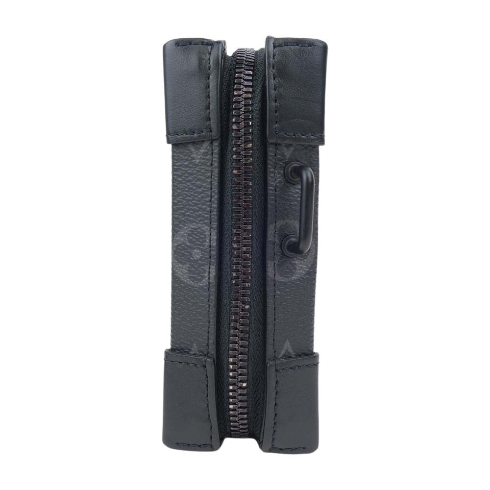 LOUIS VUITTON ルイ・ヴィトン M69838 購入レシート付属 SOFT TRUNK WALLET MONOGRAM ECLIPSE モノグラム エクリプス ソフトトランク ウォレット ブラック系【中古】