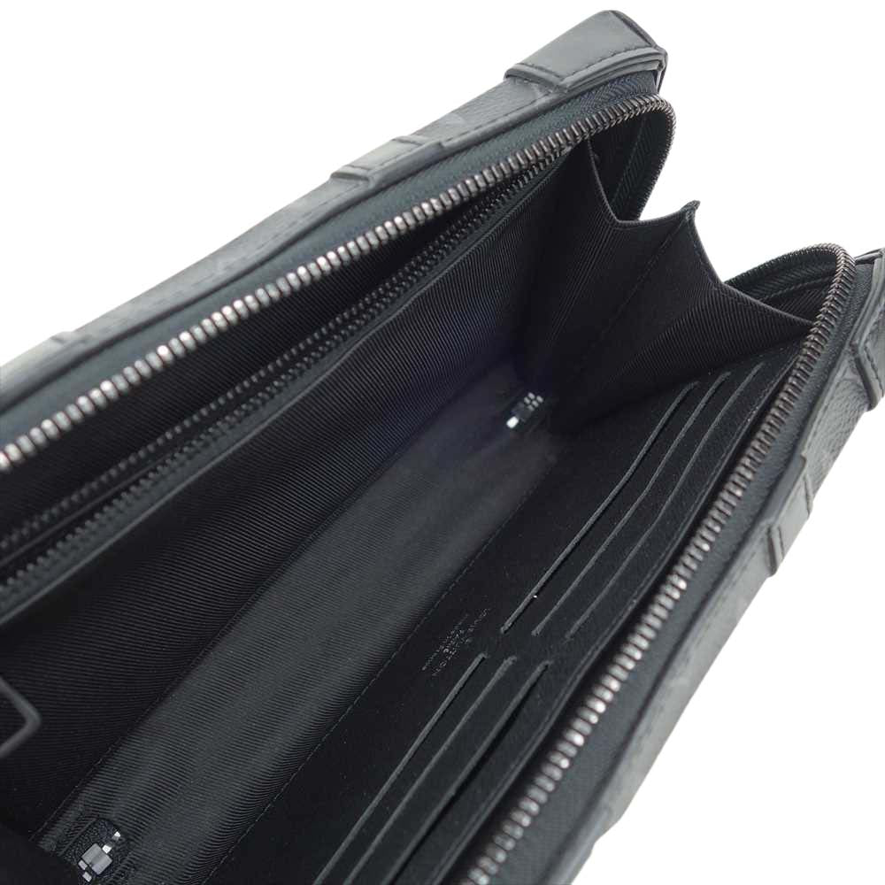 LOUIS VUITTON ルイ・ヴィトン M69838 購入レシート付属 SOFT TRUNK WALLET MONOGRAM ECLIPSE モノグラム エクリプス ソフトトランク ウォレット ブラック系【中古】