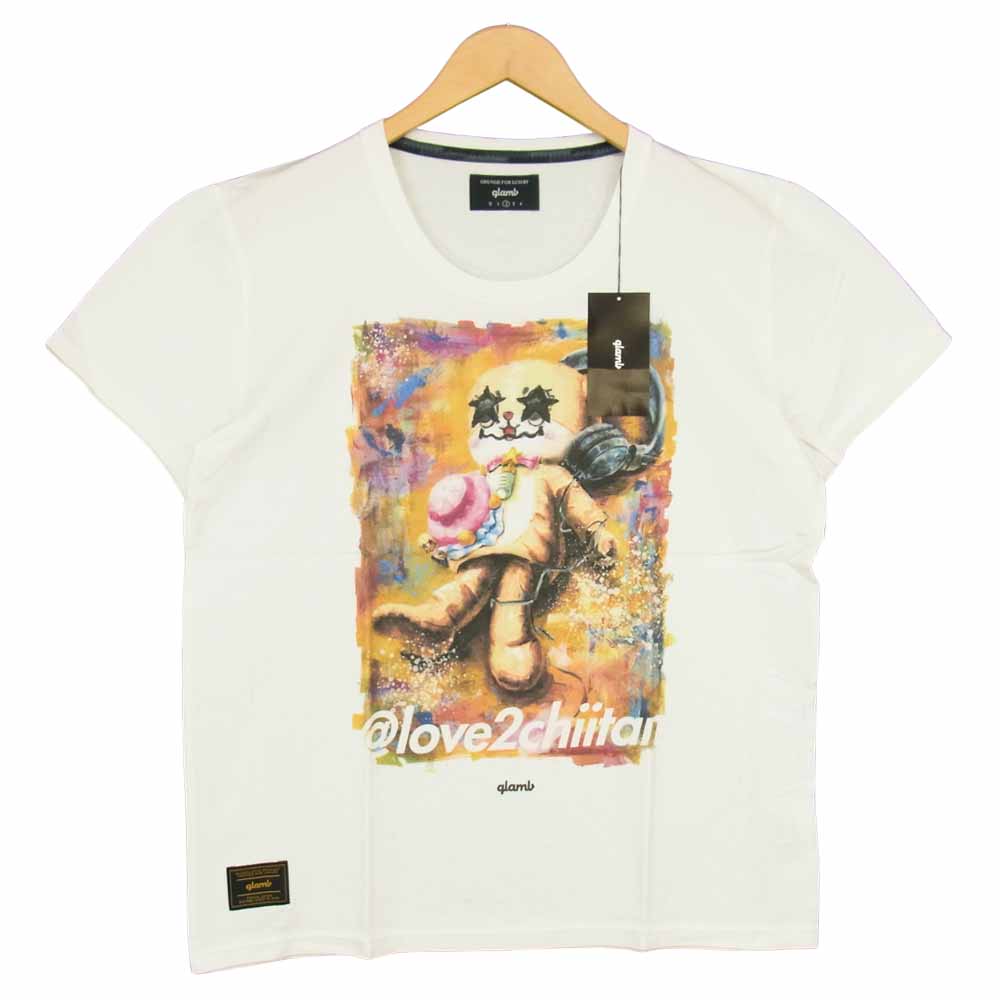 グラム ×ちぃたん Lying chiitan グラフィ 2 ホワイト系 2【新古品】【未使用】【中古】
