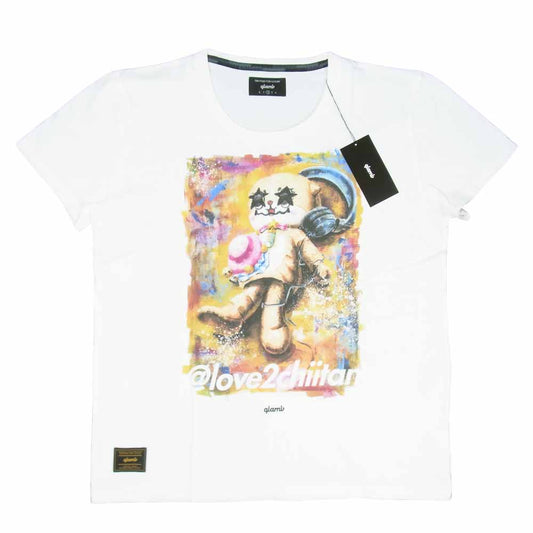 グラム ×ちぃたん Lying chiitan グラフィ 2 ホワイト系 2【新古品】【未使用】【中古】