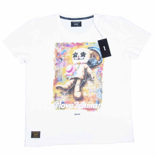 グラム ×ちぃたん Lying chiitan グラフィ 3 ホワイト系 3【新古品】【未使用】【中古】