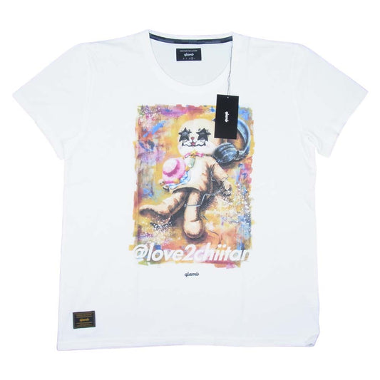 グラム ×ちぃたん Lying chiitan グラフィ 3 ホワイト系 3【新古品】【未使用】【中古】