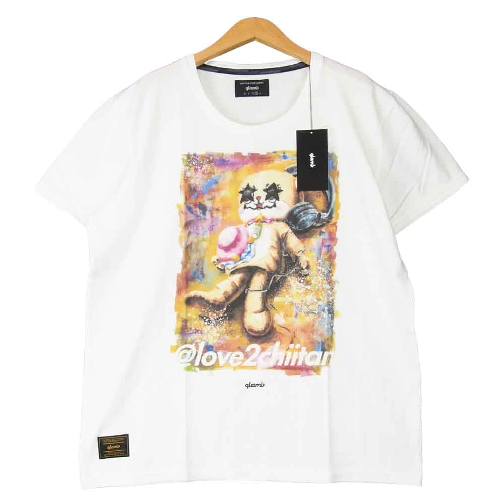 グラム ×ちぃたん Lying chiitan グラフィ 3 ホワイト系 3【新古品】【未使用】【中古】