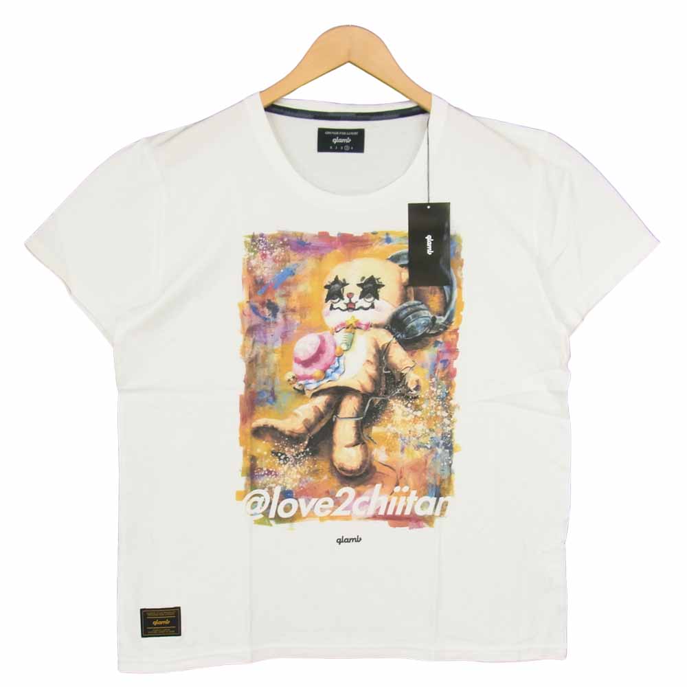 グラム ×ちぃたん Lying chiitan グラフィ 3 ホワイト系 3【新古品】【未使用】【中古】