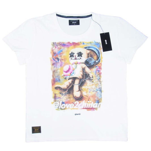 グラム ×ちぃたん Lying chiitan グラフィ 2 ホワイト系 2【新古品】【未使用】【中古】