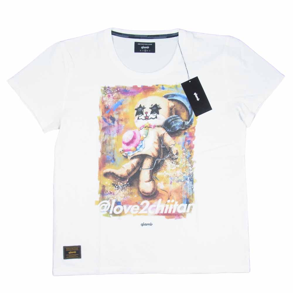 グラム ×ちぃたん Lying chiitan グラフィ 2 ホワイト系 2【新古品】【未使用】【中古】