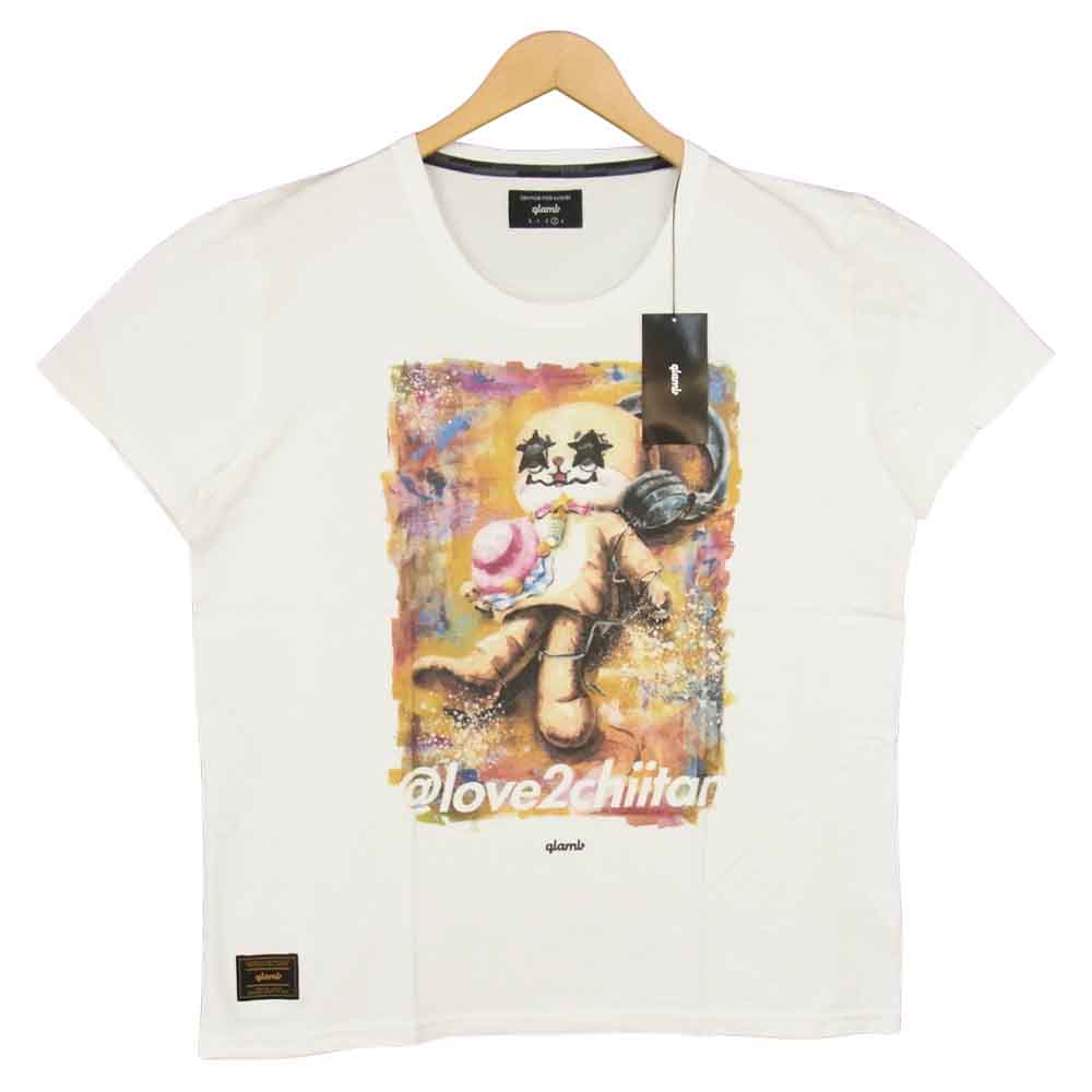 グラム ×ちぃたん Lying chiitan グラフィ 3 ホワイト系 3【新古品】【未使用】【中古】