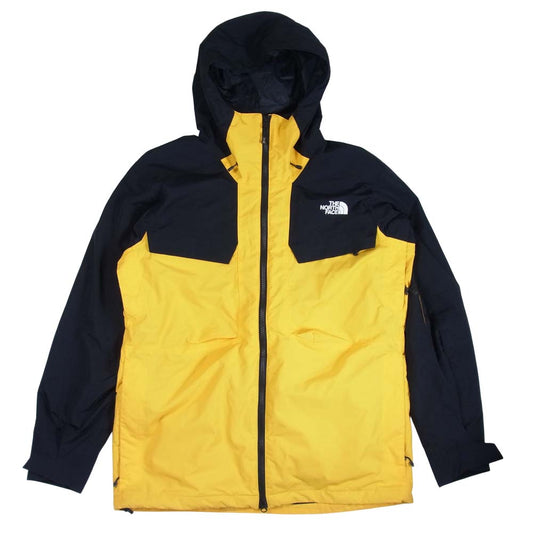 THE NORTH FACE ノースフェイス NS61904 FOURBARREL TRICLIMATE JACKET フォーバレル トリクライメイト ジャケット 黄黒系 L【中古】