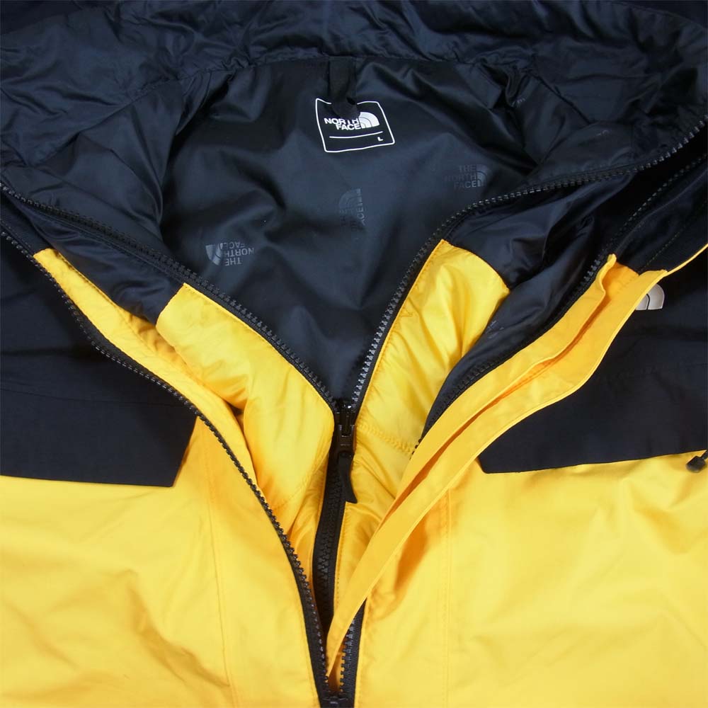 THE NORTH FACE ノースフェイス NS61904 FOURBARREL TRICLIMATE JACKET フォーバレル トリクライメイト ジャケット 黄黒系 L【中古】