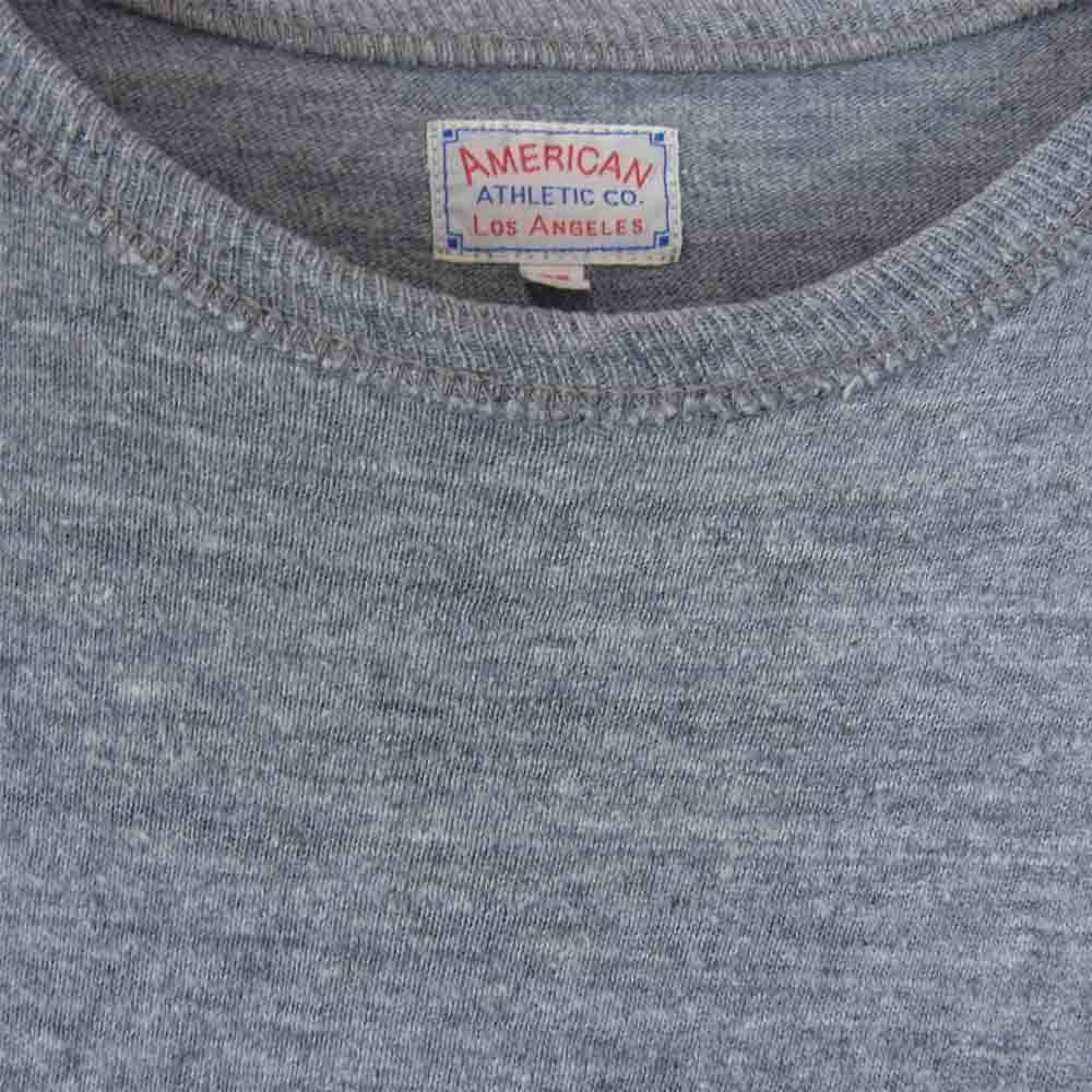 The REAL McCOY'S ザリアルマッコイズ BALL PARK AMERICAN ATHLETIC TEE グレー系 M【中古】