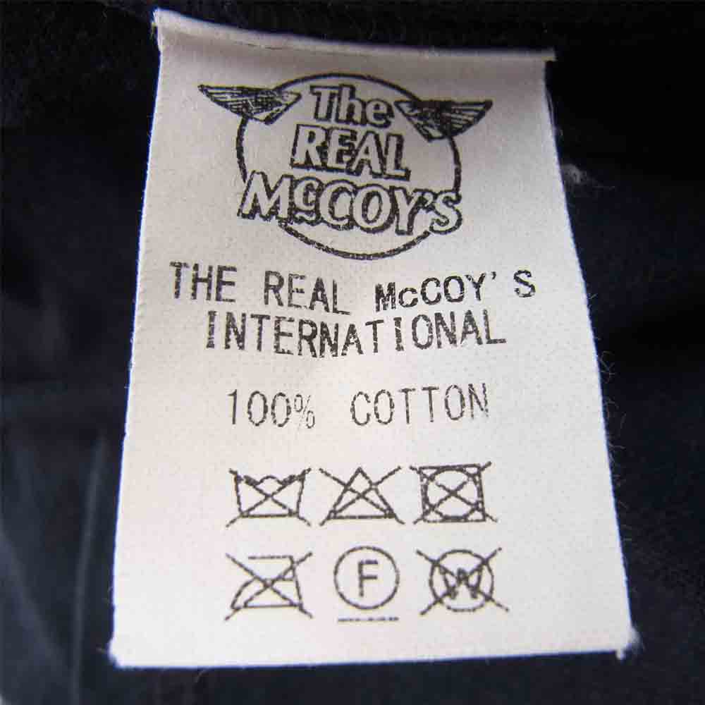 The REAL McCOY'S ザリアルマッコイズ BUCO ブコ SKULL & PISTON スカル アンド ピストン プリント ブラック系 M【中古】