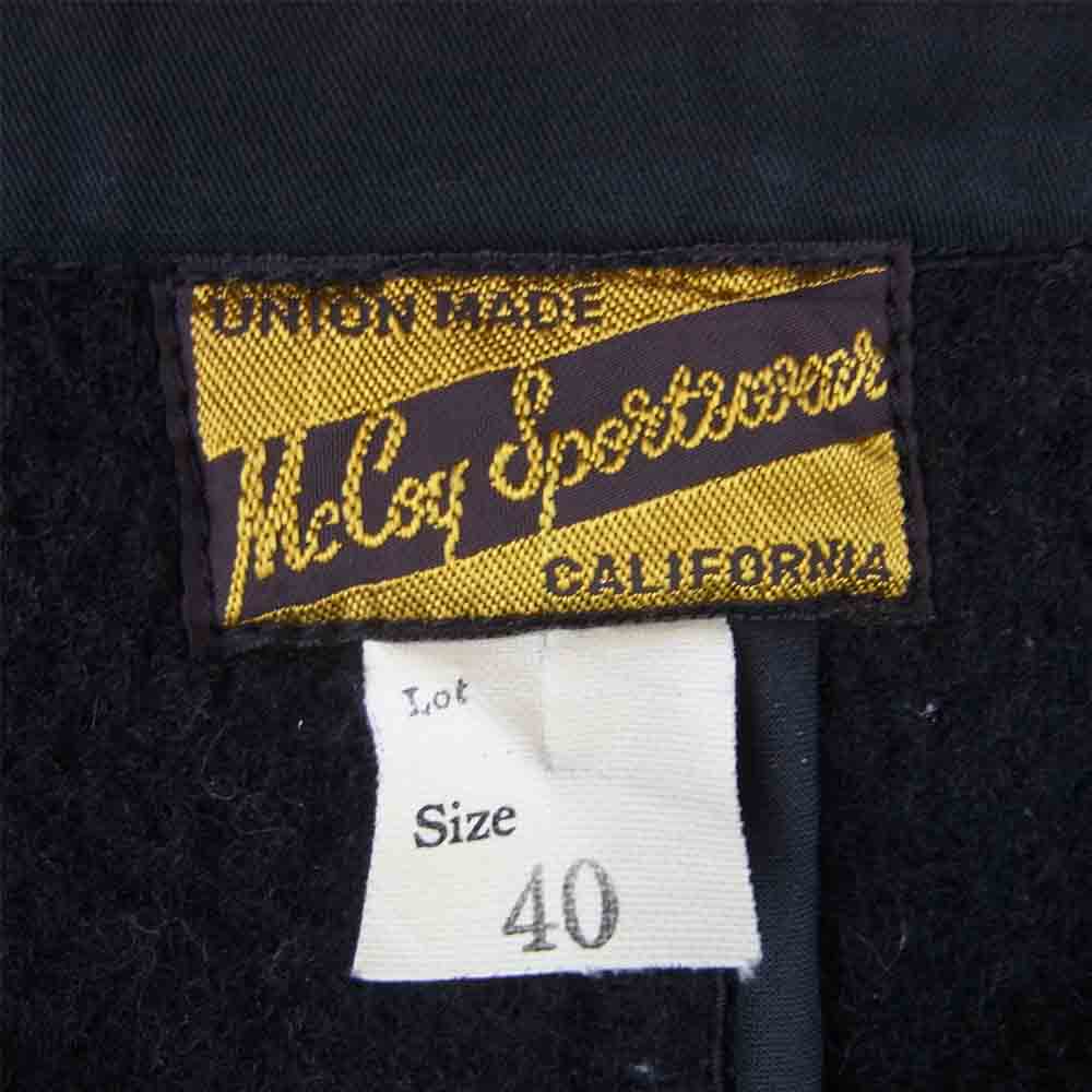 The REAL McCOY'S ザリアルマッコイズ MJ15142 WOOL RASHCEL VEST ウール ラッセル ベスト ゴマ塩 ビーチクロス グレー系 40【美品】【中古】