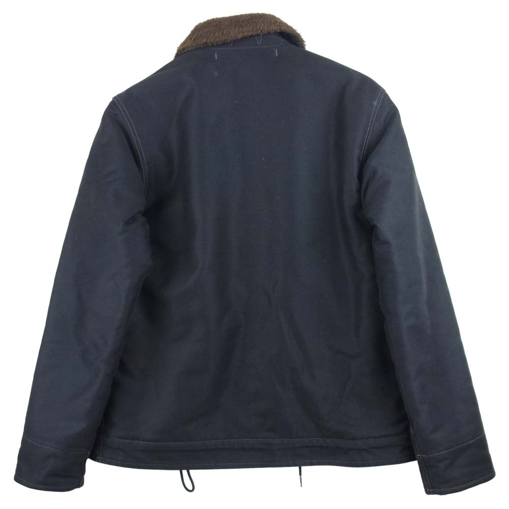 The REAL McCOY'S ザリアルマッコイズ N-1 DECK JACKET NAVY デッキ ジャケット 日本製 ダークネイビー系 40【中古】