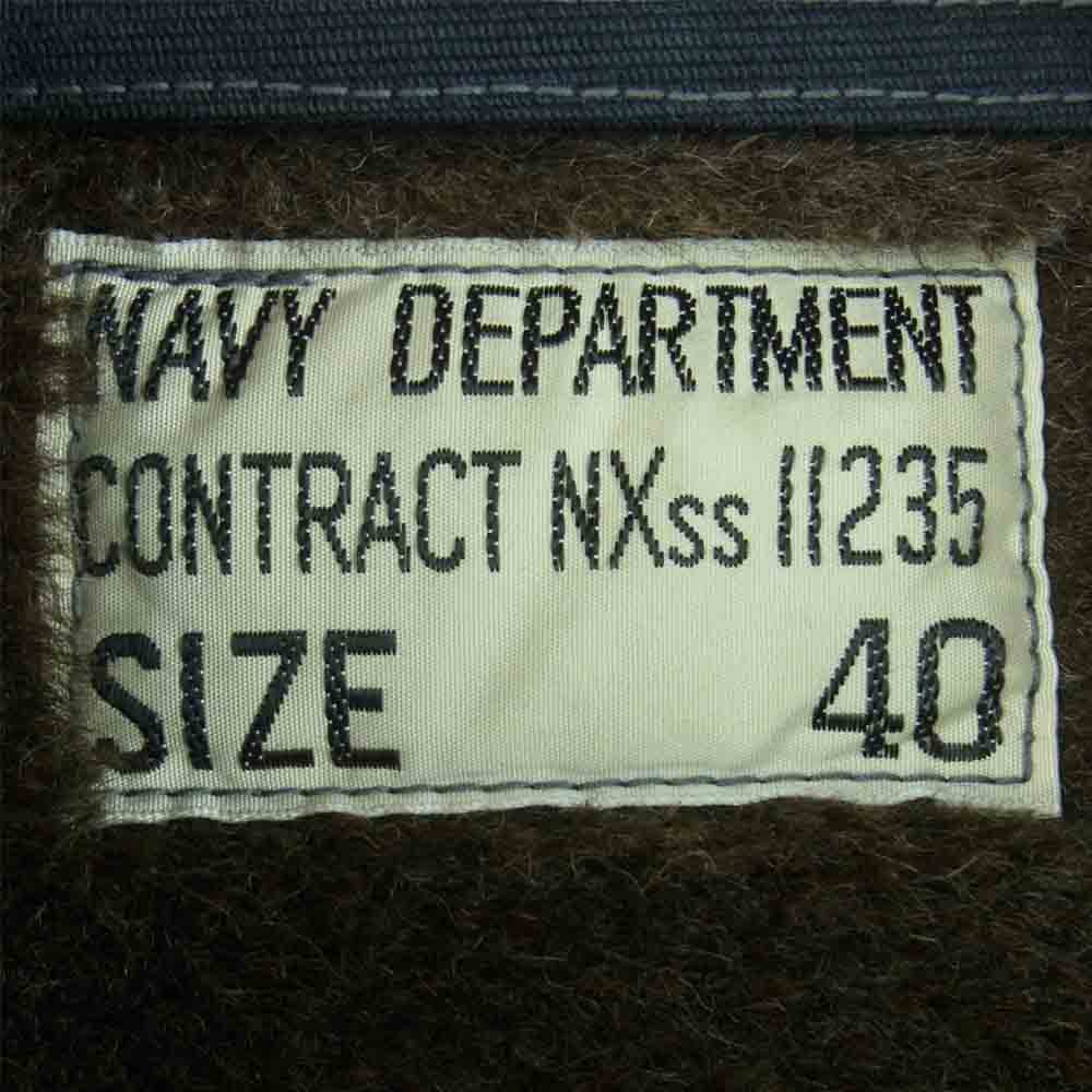 The REAL McCOY'S ザリアルマッコイズ N-1 DECK JACKET NAVY デッキ ジャケット 日本製 ダークネイビー系 40【中古】