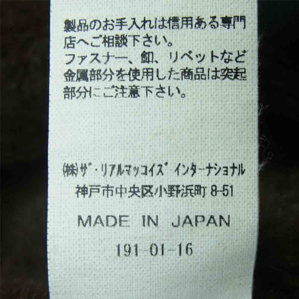 The REAL McCOY'S ザリアルマッコイズ N-1 DECK JACKET NAVY デッキ ジャケット 日本製 ダークネイビー系 40【中古】