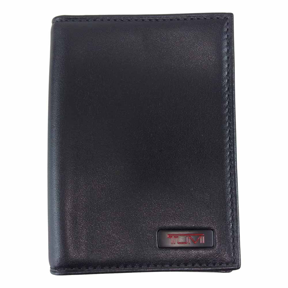 TUMI トゥミ 96-1441/01 HORIZON GUSSETED CARD CASE WUTH ID カードケース ブラック系【中古】