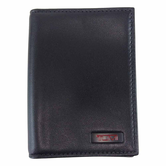 TUMI トゥミ 96-1441/01 HORIZON GUSSETED CARD CASE WUTH ID カードケース ブラック系【中古】