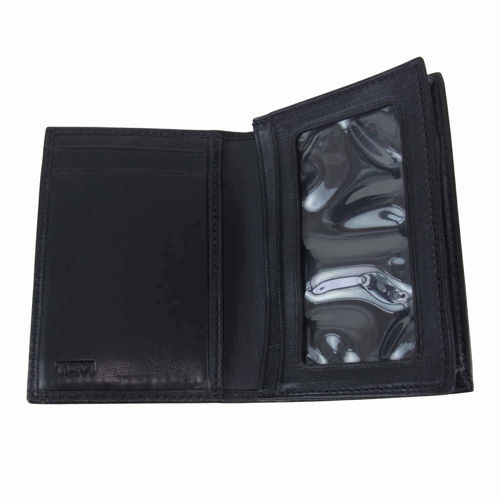 TUMI トゥミ 96-1441/01 HORIZON GUSSETED CARD CASE WUTH ID カードケース ブラック系【中古】