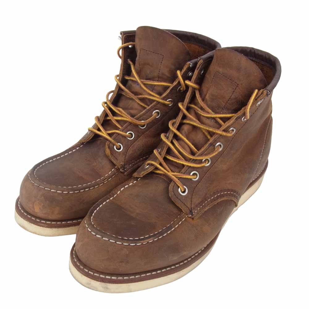 RED WING レッドウィング 8876 Classic Work 6inch Moc toe クラシックワーク 6インチ モックトゥ ブラウン系 US9.5E【中古】