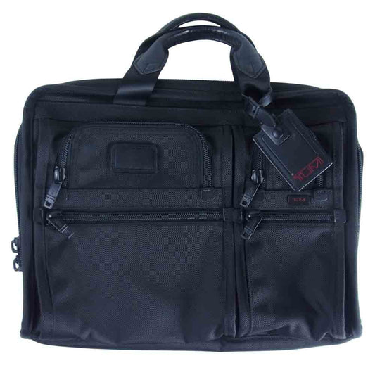 TUMI トゥミ 26108DH アルファオーガナイザー ブリーフケース バッグ ブラック系【美品】【中古】