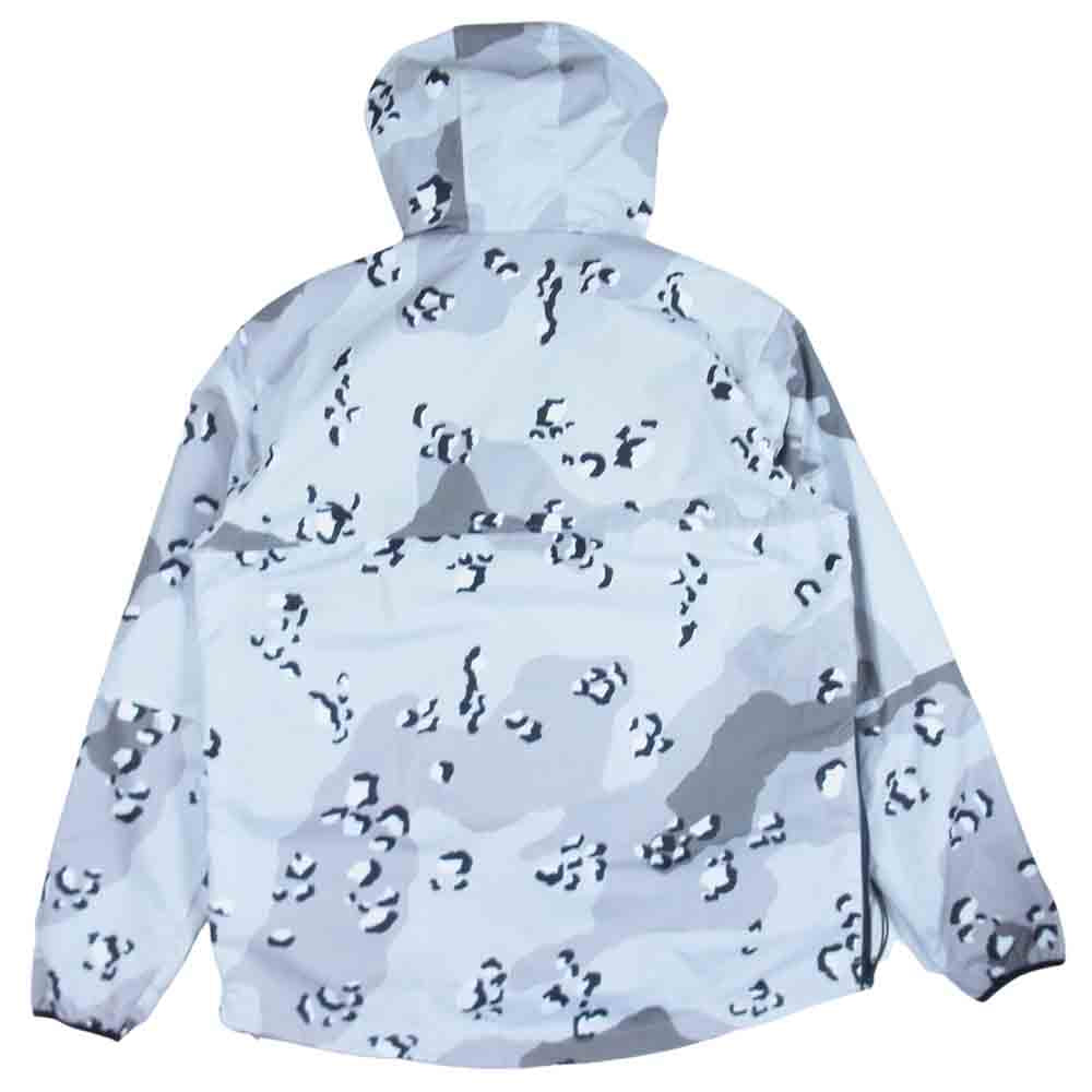 ステイプル カモ柄 迷彩柄 ナイロン プルオーバー ナイロンジャケット グレー系 L【中古】