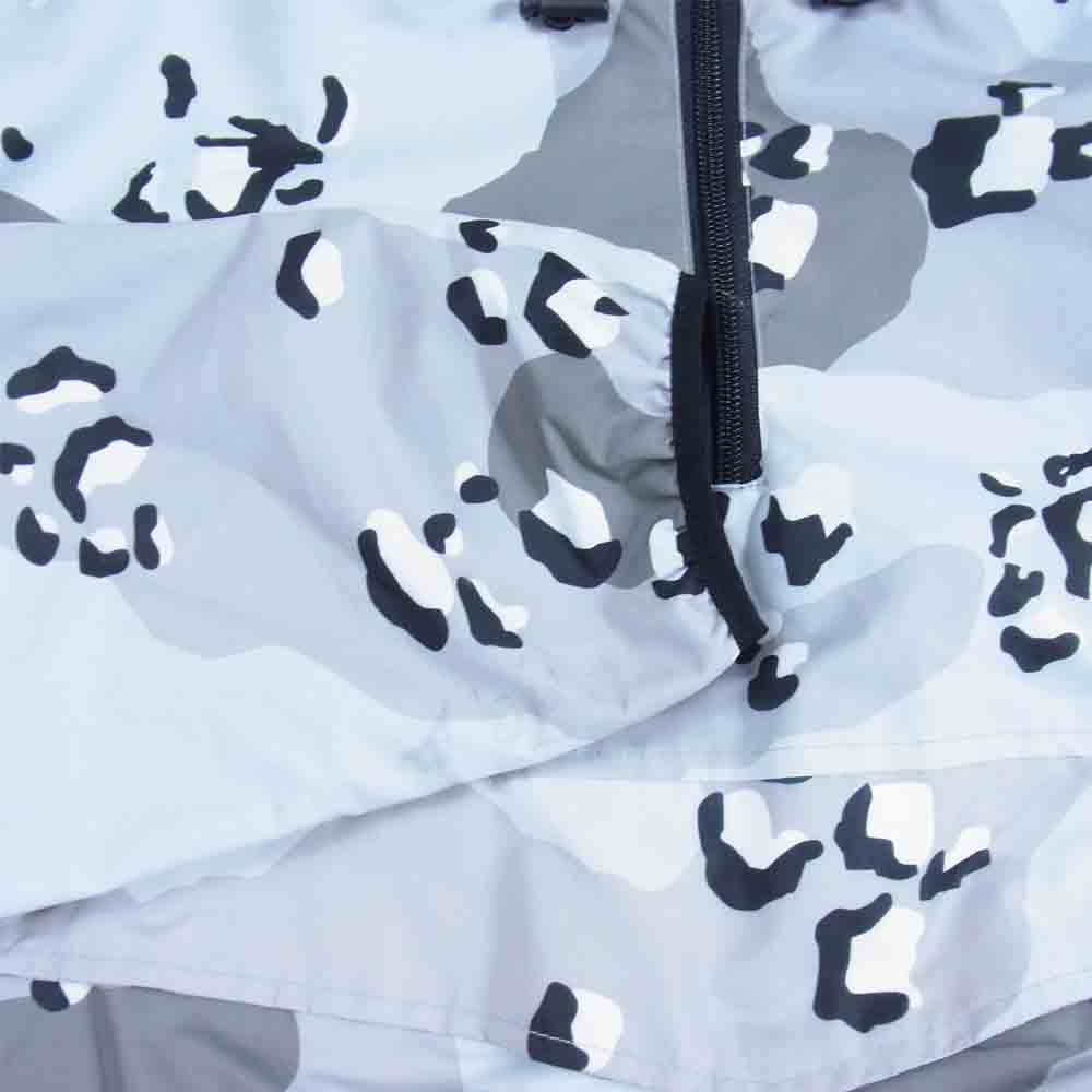 ステイプル カモ柄 迷彩柄 ナイロン プルオーバー ナイロンジャケット グレー系 L【中古】