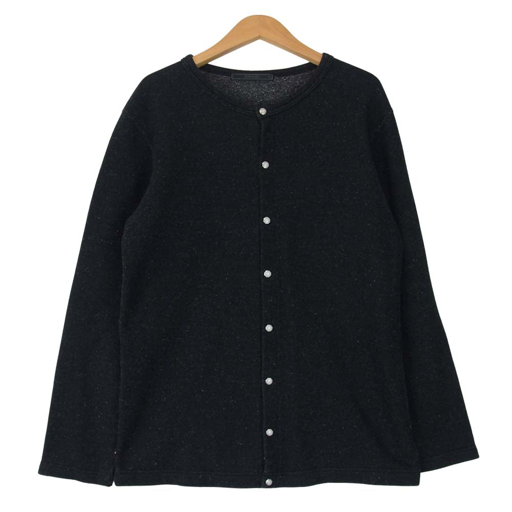 SOPHNET. ソフネット 14aw snap button cut sewn cardigan スナップボタン カットソー チャコール系 M【中古】