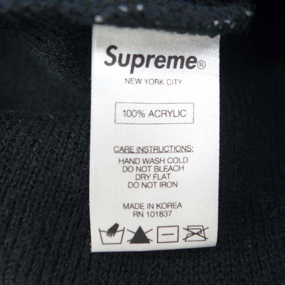 Supreme シュプリーム  slap shot beanie スラップショット ビーニー ニットキャップ ブラック系【中古】