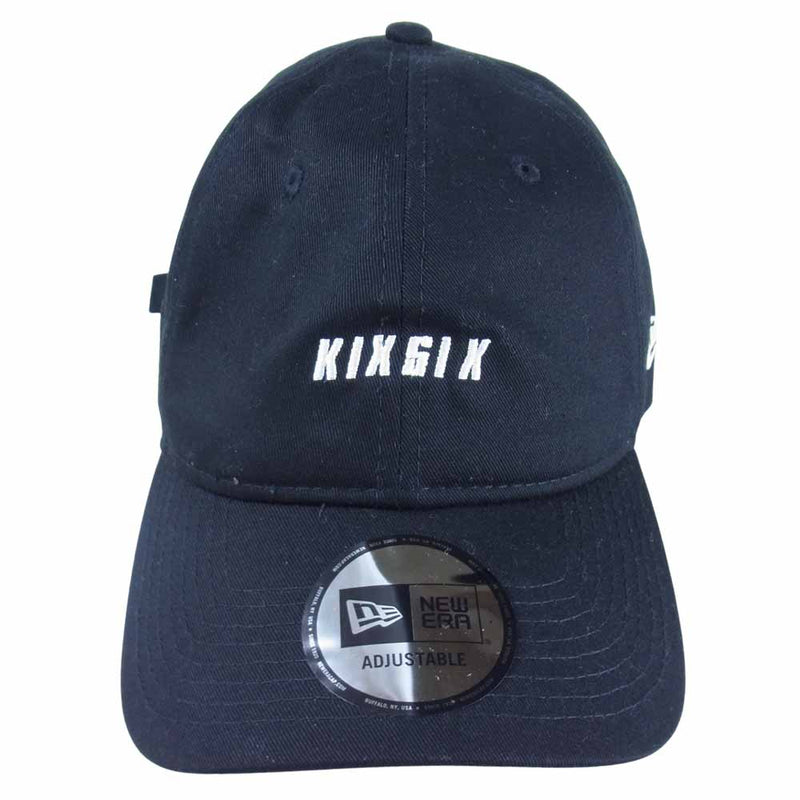 キックスシックス × NEW ERA ニューエラ スナップバック 帽子 キャップ ブラック系【中古】