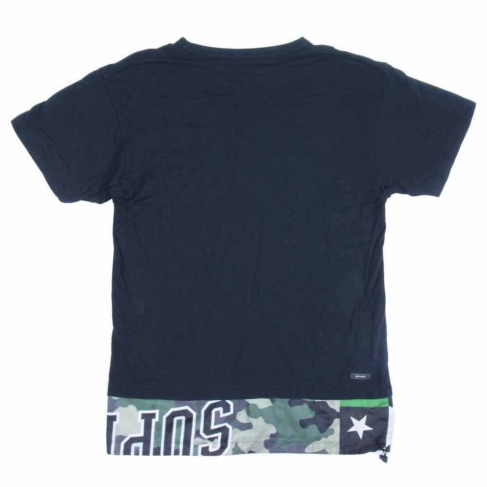 SOPHNET. ソフネット soph-160007 fake layerd pocket tee フェイク レイヤード ポケット ブラック系 M【中古】