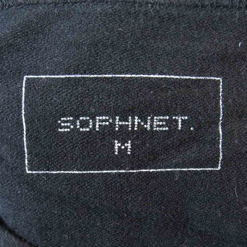 SOPHNET. ソフネット soph-160007 fake layerd pocket tee フェイク レイヤード ポケット ブラック系 M【中古】