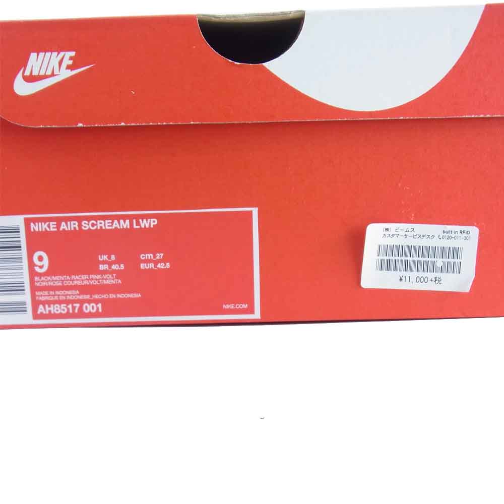 NIKE ナイキ AH8517 001 AIR SCREAM LWP エアスクリーム スニーカー 27cm ブラック系 US9【中古】