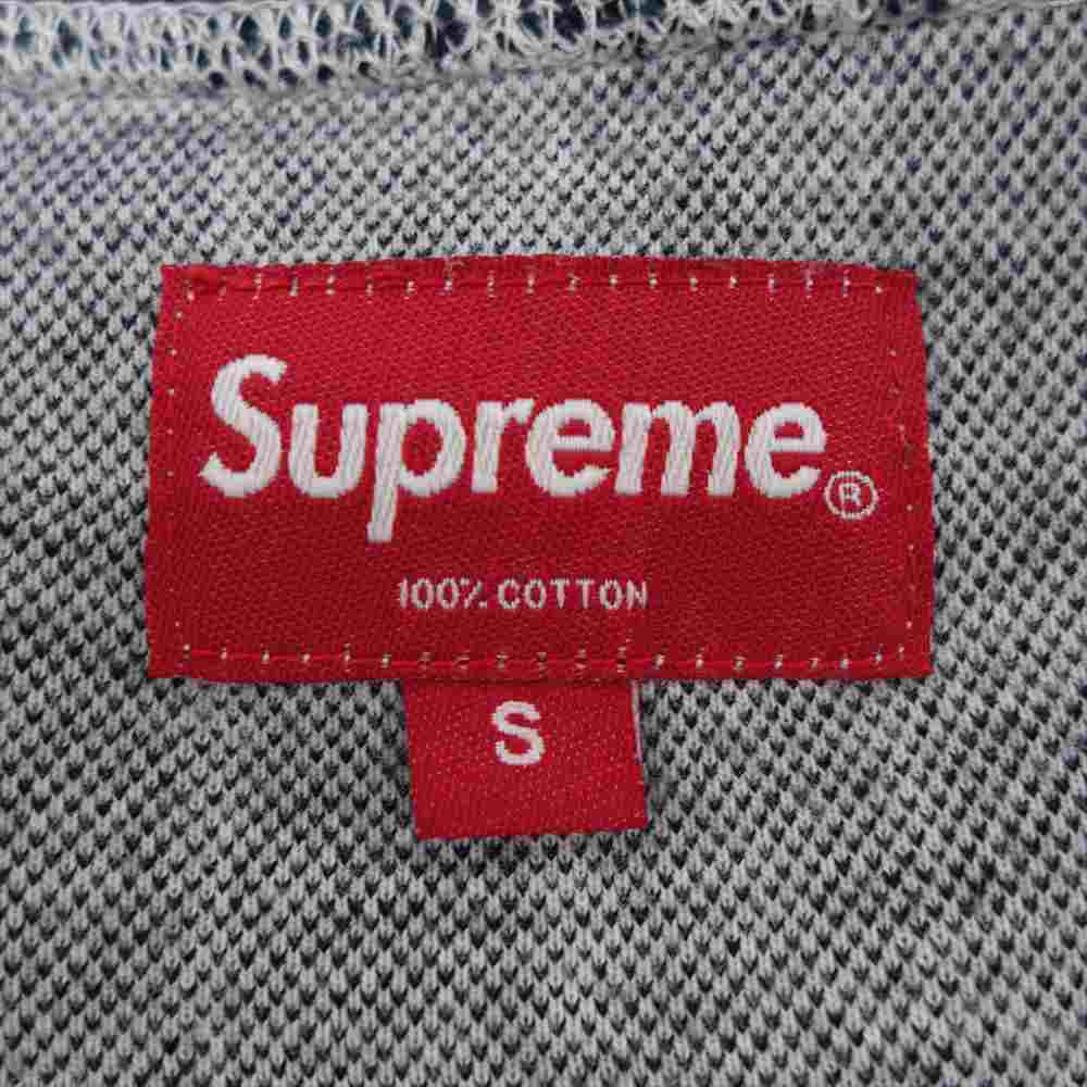 Supreme シュプリーム 14AW /tartan henley タータン ヘンリー L/S Tシャツ グレー系 S【中古】