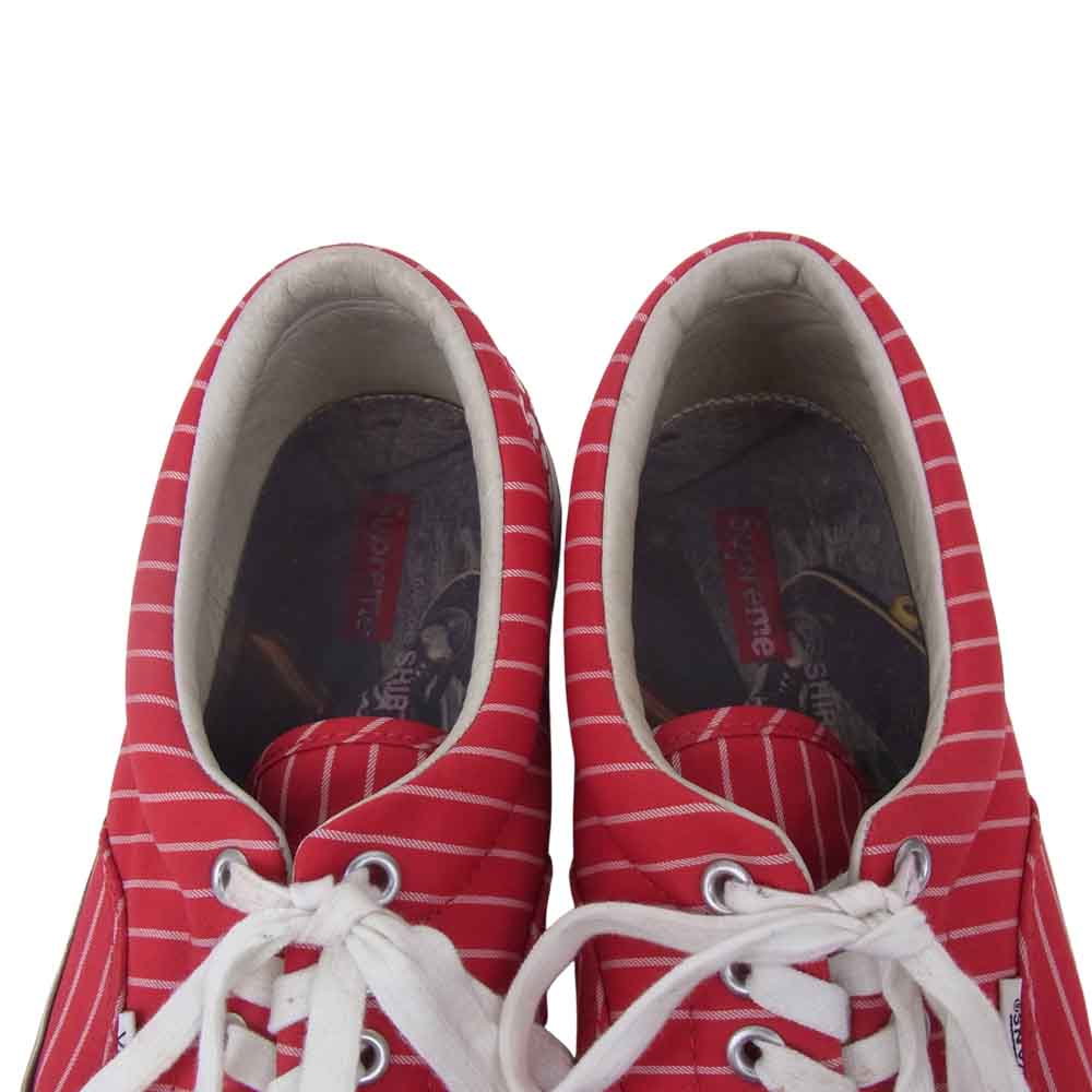 Supreme シュプリーム 14SS VN-0W3CEG5 × VANS バンズ Era エラ  レッド系 27cm【中古】