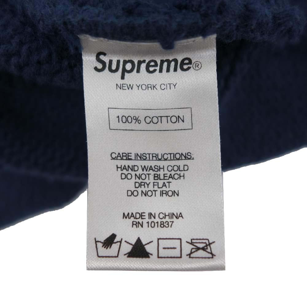 Supreme シュプリーム 16AW Half Zip Mock Neck Sweater ハーフジップ モックネック セーター ネイビー系 M【中古】