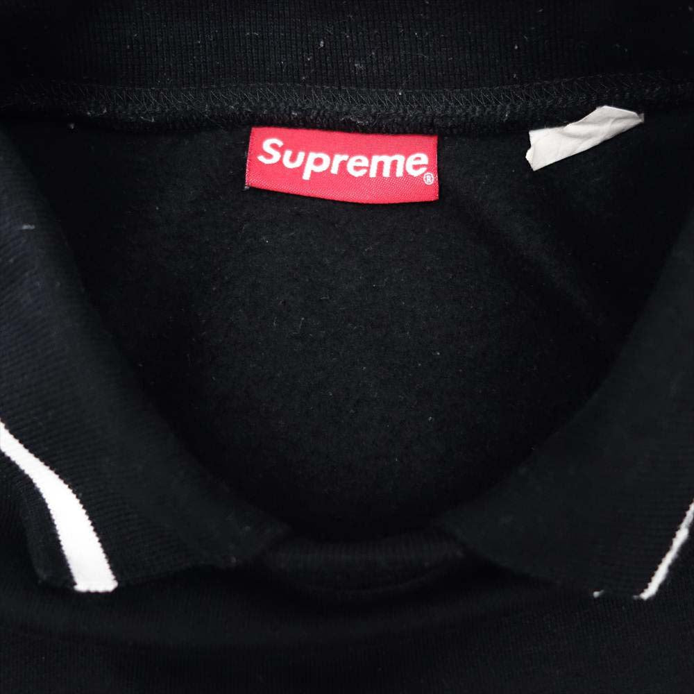 Supreme シュプリーム 15AW polo crew neck ポロ クルー ネック ブラック系 M【中古】