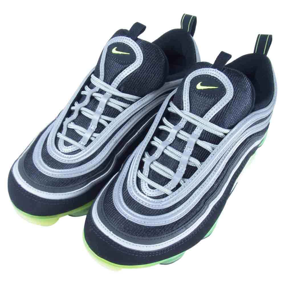 NIKE ナイキ AJ7291 001 AIR VAPORMAX 97 NEON エア ヴェイパーマックス スニーカー ブラック系 US9【中古】
