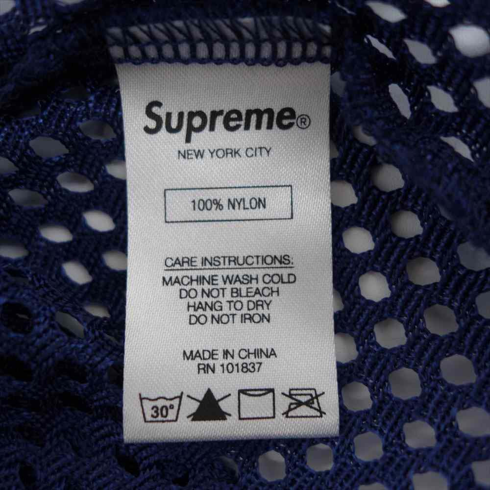 Supreme シュプリーム 18SS Mesh Baseball Top メッシュ ベースボール ネイビー系 M【中古】