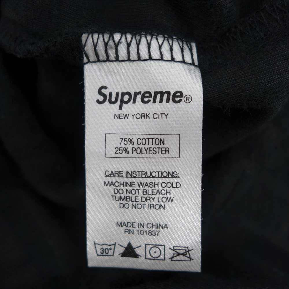 Supreme シュプリーム 17AW Logo Stripe Terry Crewneck ブラック系 M【中古】