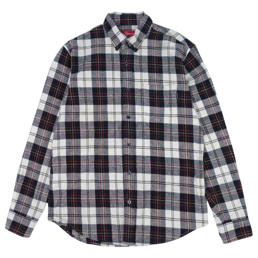 Supreme シュプリーム 14AW Tartan Flannel Shirt タータン フランネル チェック マルチカラー系 S【中古】