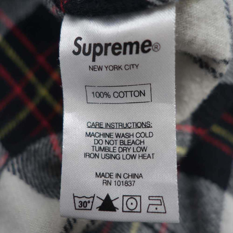 Supreme シュプリーム 14AW Tartan Flannel Shirt タータン フランネル チェック マルチカラー系 S【中古】